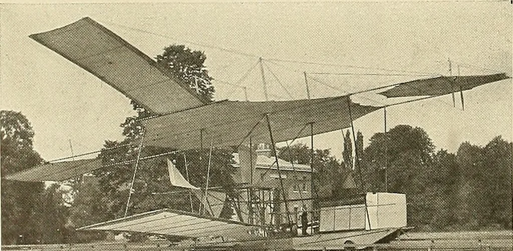 An illustration from Aircraft, 1910, leaf 69