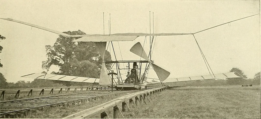 An illustration from Aircraft, 1910, leaf 70