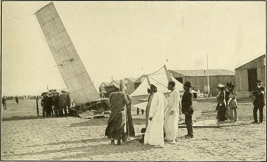 An illustration from Aircraft, 1910, leaf 74