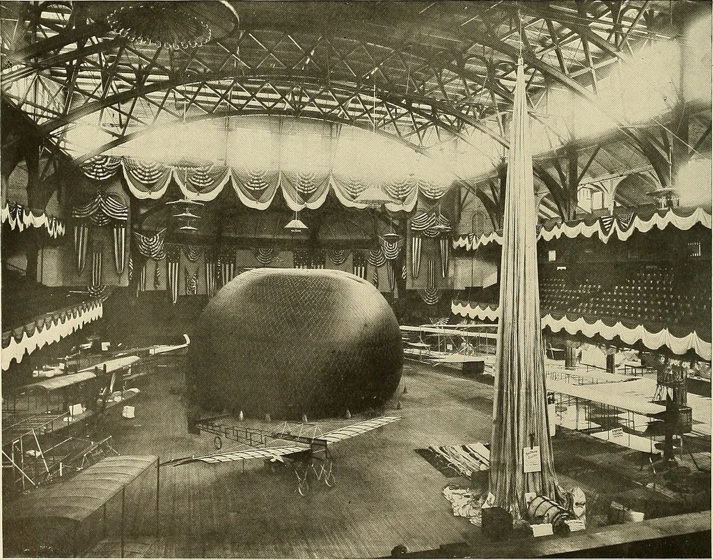 An illustration from Aircraft, 1910, leaf 83
