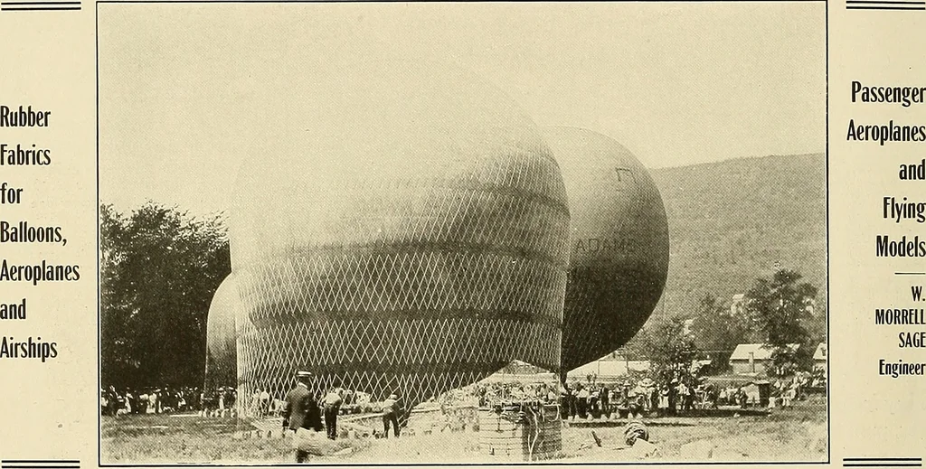 An illustration from Aircraft, 1910, leaf 97