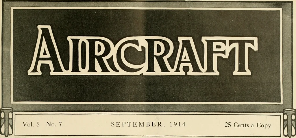 An illustration from Aircraft, 1910, leaf 114
