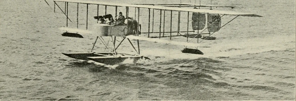 An illustration from Aircraft, 1910, leaf 114