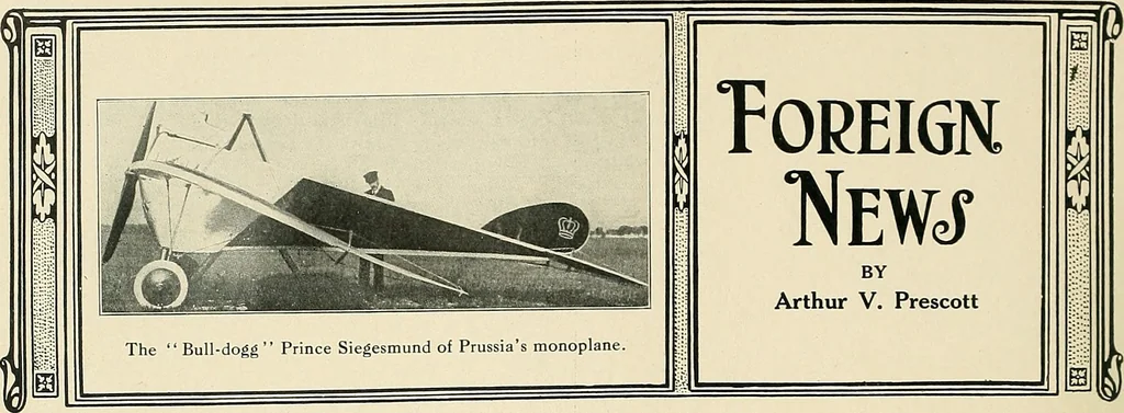 An illustration from Aircraft, 1910, leaf 137