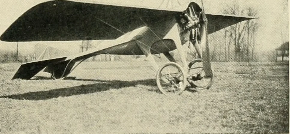 An illustration from Aircraft, 1910, leaf 144