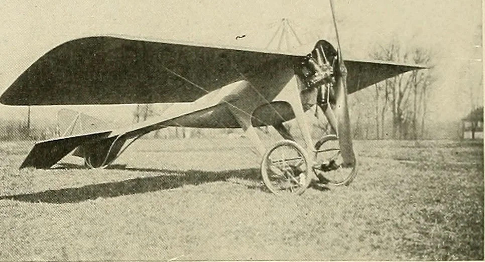 An illustration from Aircraft, 1910, leaf 147