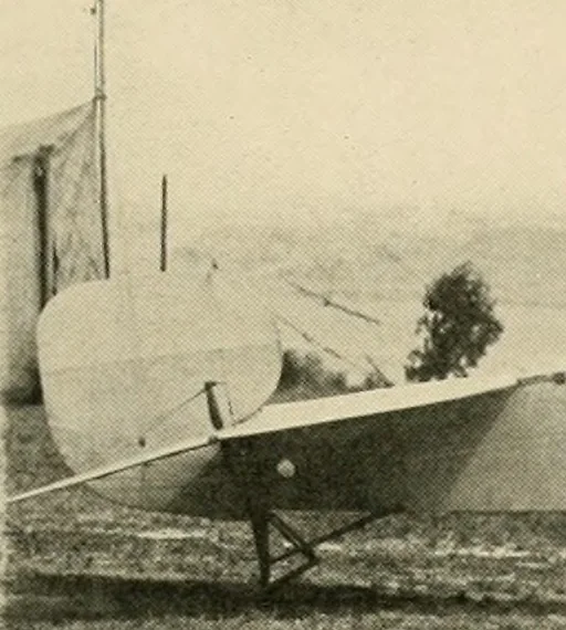 An illustration from Aircraft, 1910, leaf 148