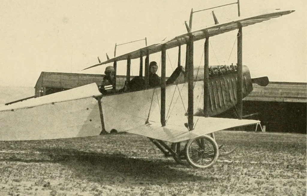 An illustration from Aircraft, 1910, leaf 148