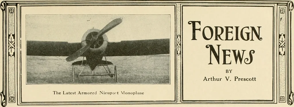 An illustration from Aircraft, 1910, leaf 154