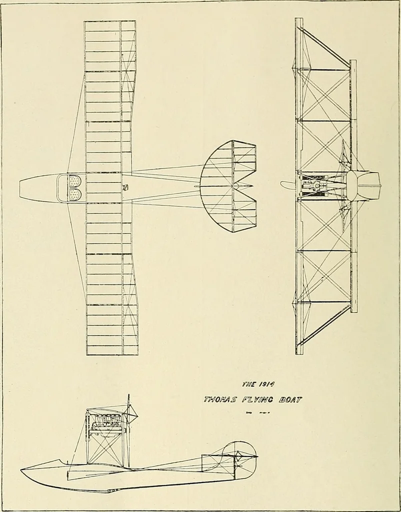 An illustration from Aircraft, 1910, leaf 17