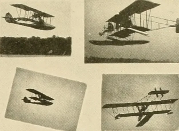 An illustration from Aircraft, 1910, leaf 176