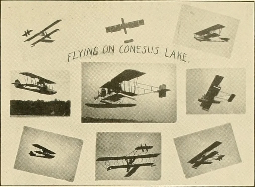 An illustration from Aircraft, 1910, leaf 192