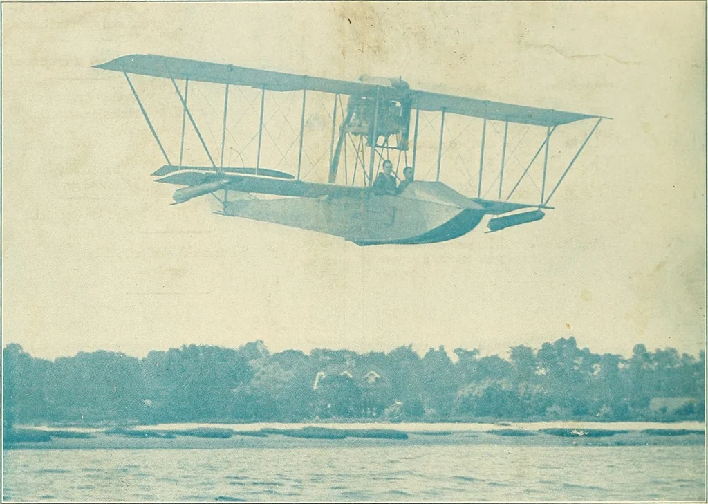 An illustration from Aircraft, 1910, leaf 213