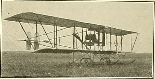 An illustration from Aircraft, 1910, leaf 23