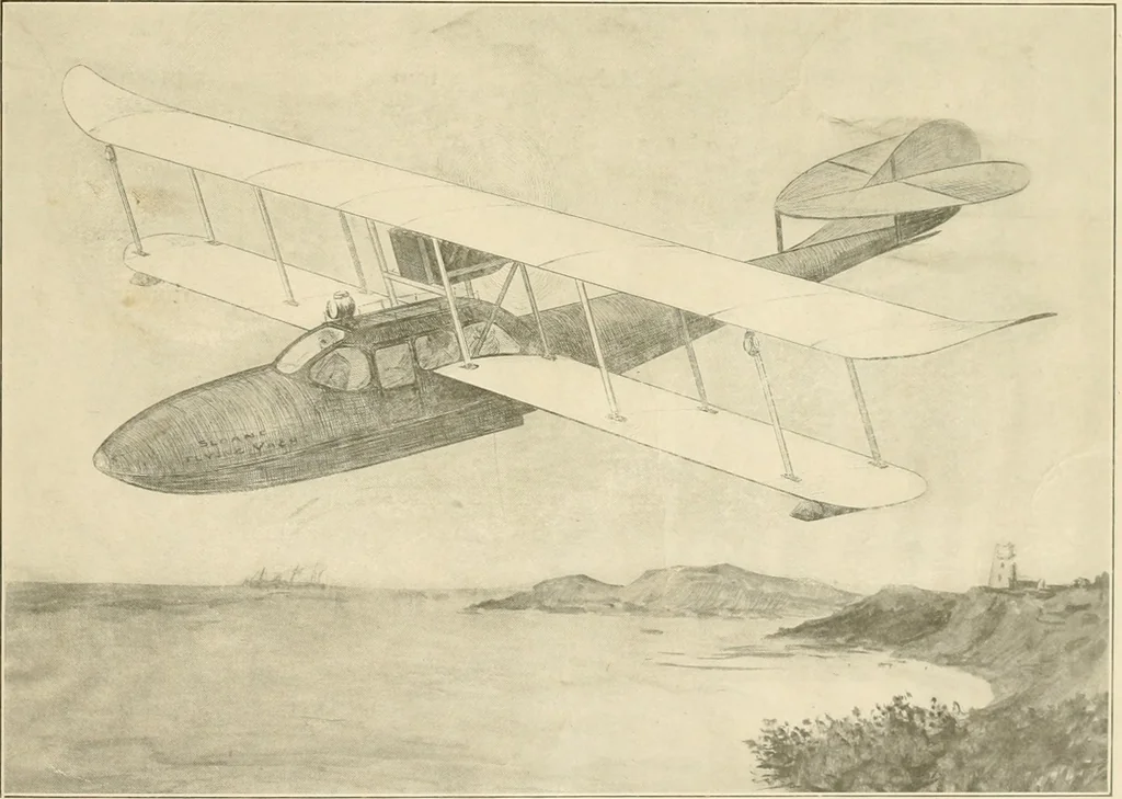An illustration from Aircraft, 1910, leaf 26
