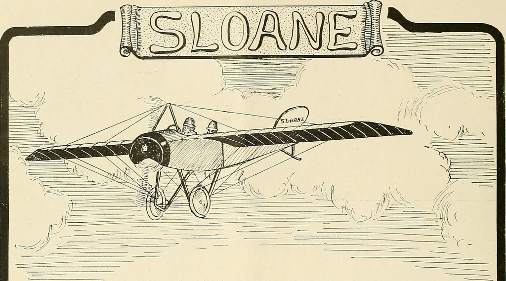 An illustration from Aircraft, 1910, leaf 47