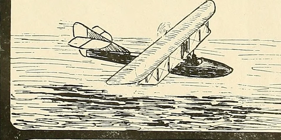 An illustration from Aircraft, 1910, leaf 47