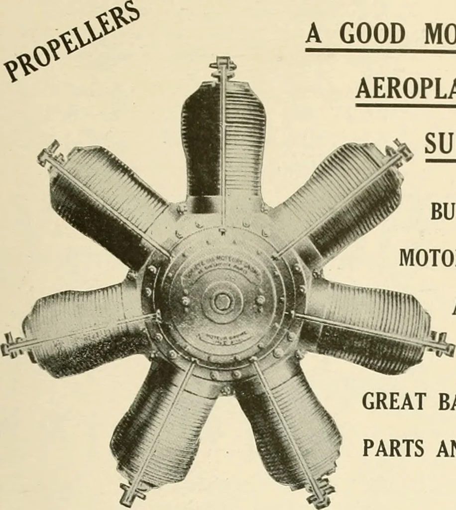 An illustration from Aircraft, 1910, leaf 48