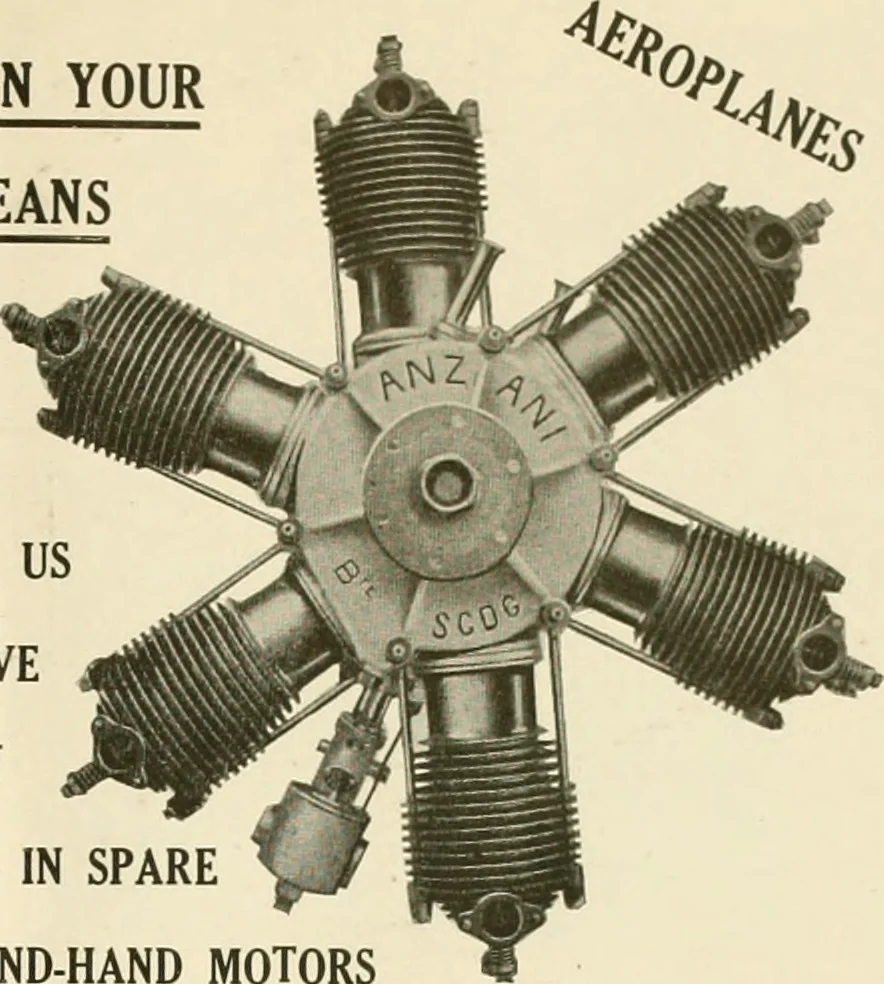 An illustration from Aircraft, 1910, leaf 48