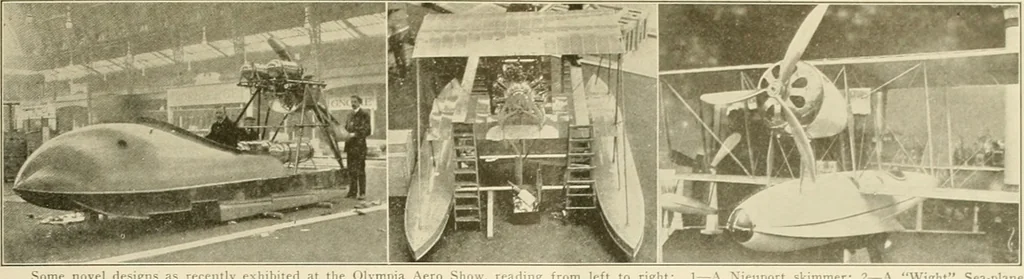An illustration from Aircraft, 1910, leaf 58