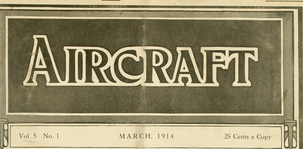 An illustration from Aircraft, 1910, leaf 6