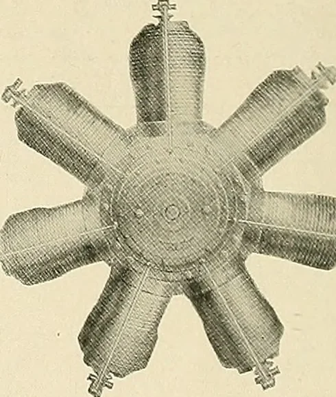 An illustration from Aircraft, 1910, leaf 67
