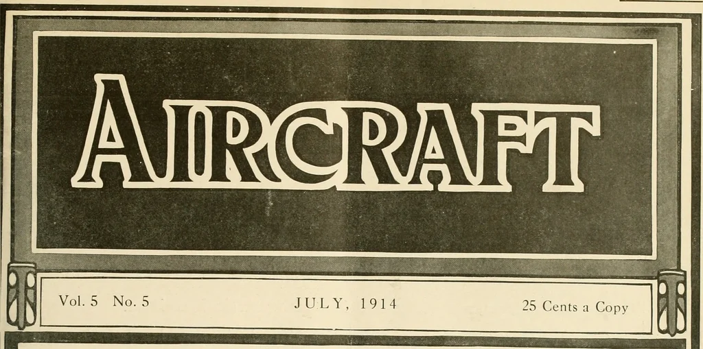 An illustration from Aircraft, 1910, leaf 82