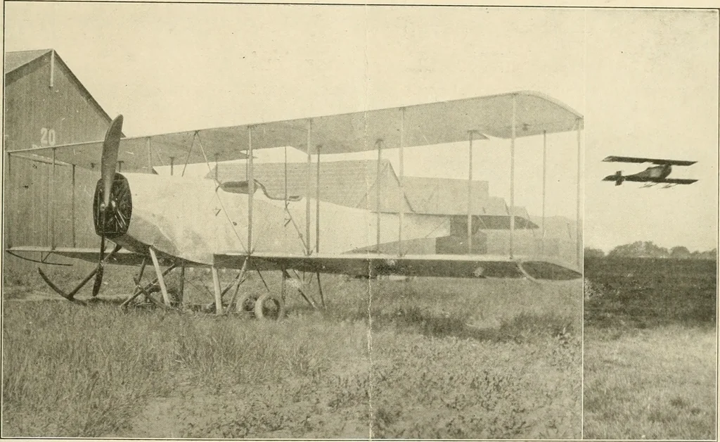 An illustration from Aircraft, 1910, leaf 82