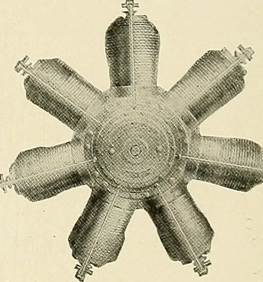 An illustration from Aircraft, 1910, leaf 83