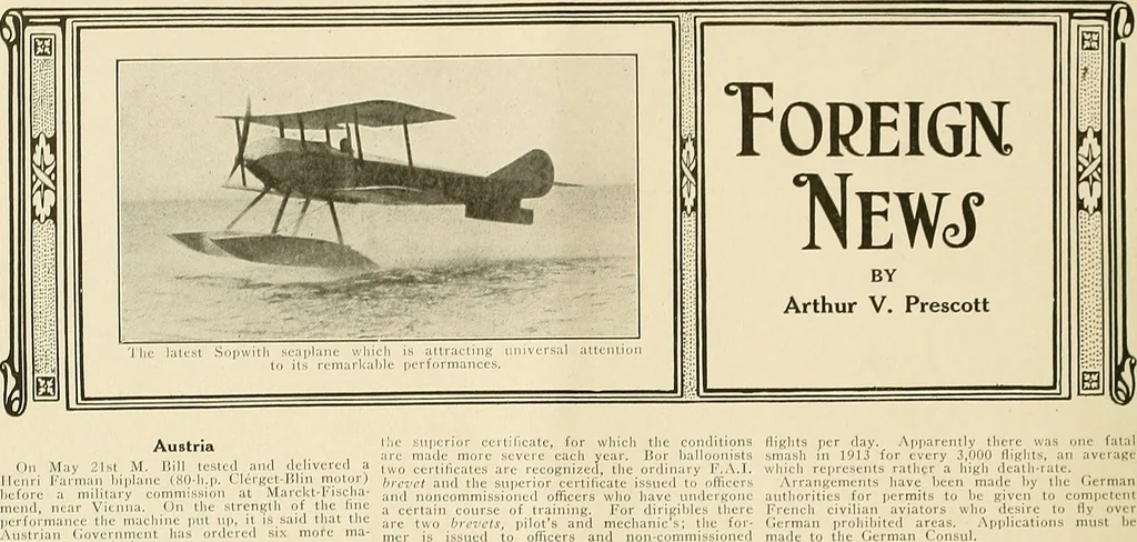 An illustration from Aircraft, 1910, leaf 89
