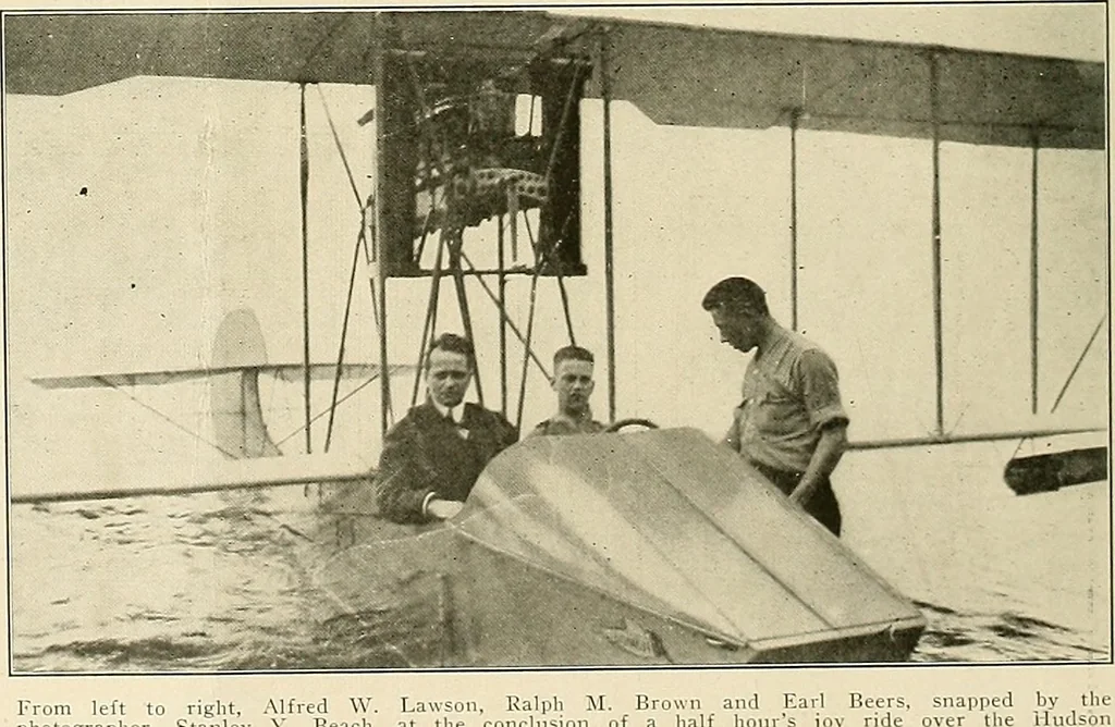 An illustration from Aircraft, 1910, leaf 93