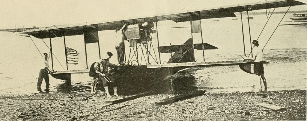 An illustration from Aircraft, 1910, leaf 98