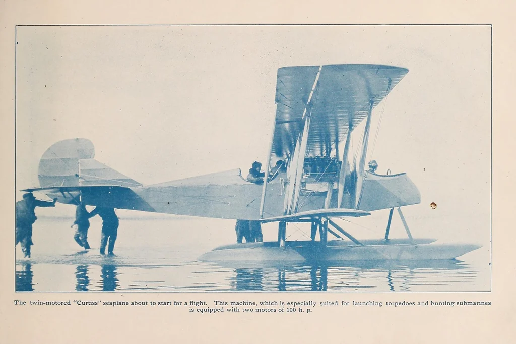 An illustration from Aircraft of all nations, a new series of photographs, 1917, leaf 15