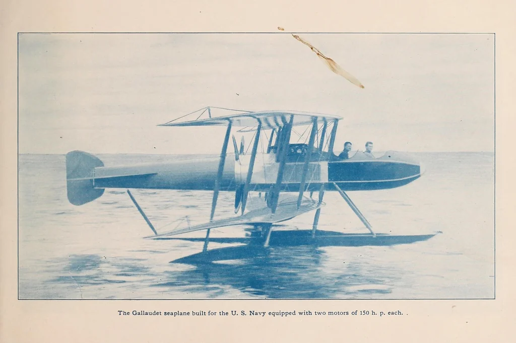 An illustration from Aircraft of all nations, a new series of photographs, 1917, leaf 17