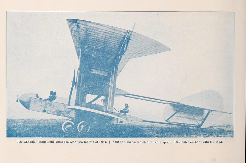 An illustration from Aircraft of all nations, a new series of photographs, 1917, leaf 34