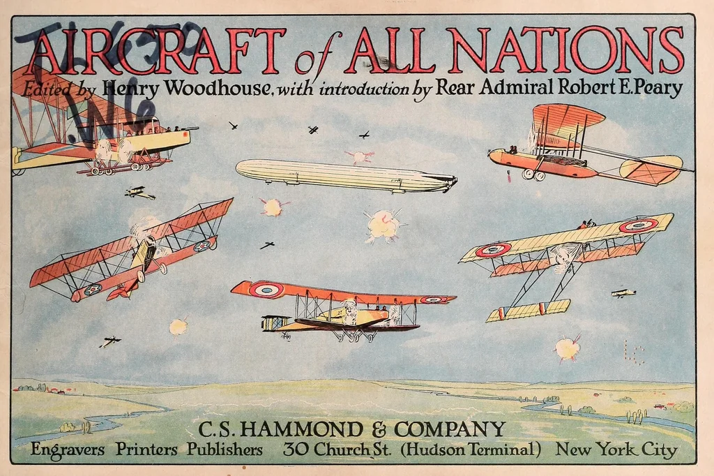 An illustration from Aircraft of all nations, a new series of photographs, 1917, leaf 7