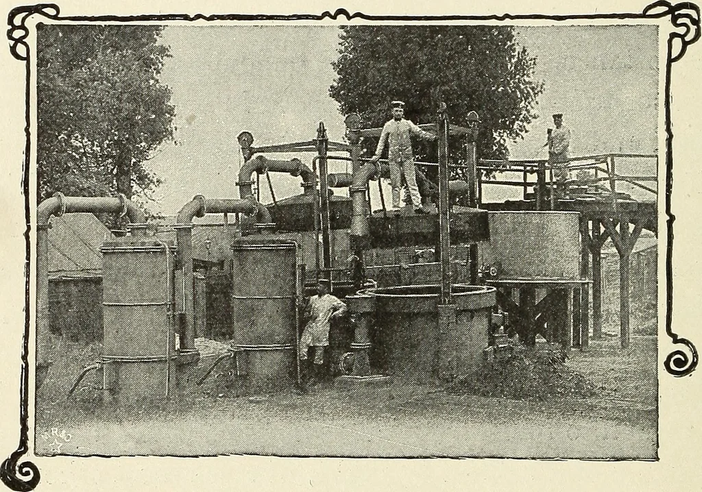 An illustration from Airships past and present, together with chapters on the use of balloons in connection with meteorology, photography and the carrier pigeon, 1908, leaf 173