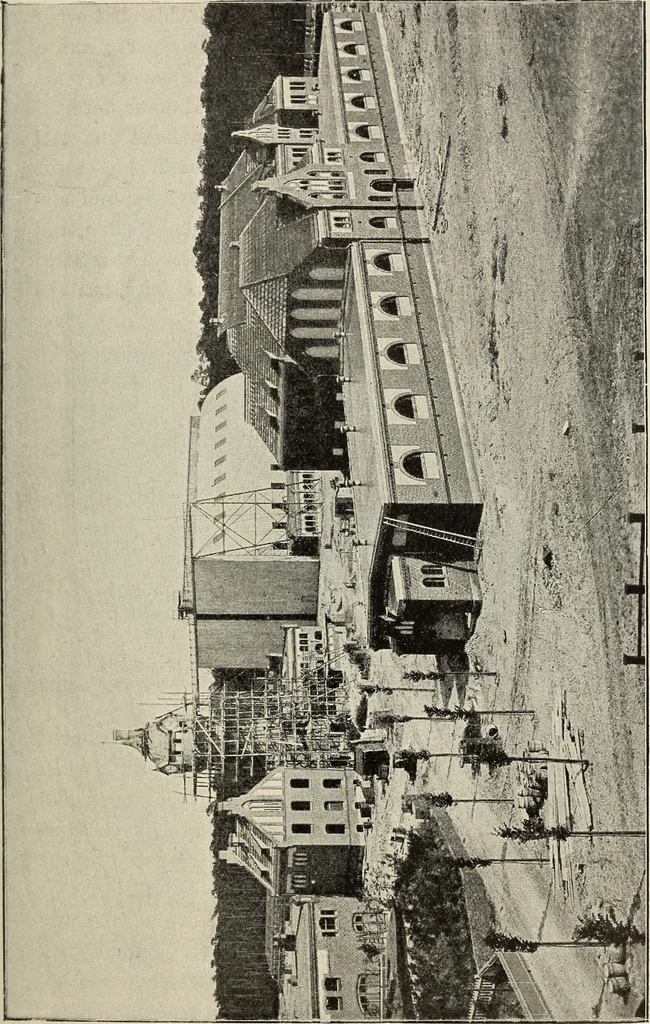 An illustration from Airships past and present, together with chapters on the use of balloons in connection with meteorology, photography and the carrier pigeon, 1908, leaf 184