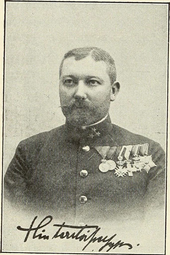 An illustration from Airships past and present, together with chapters on the use of balloons in connection with meteorology, photography and the carrier pigeon, 1908, leaf 187