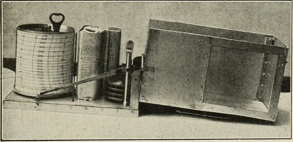 An illustration from Airships past and present, together with chapters on the use of balloons in connection with meteorology, photography and the carrier pigeon, 1908, leaf 214