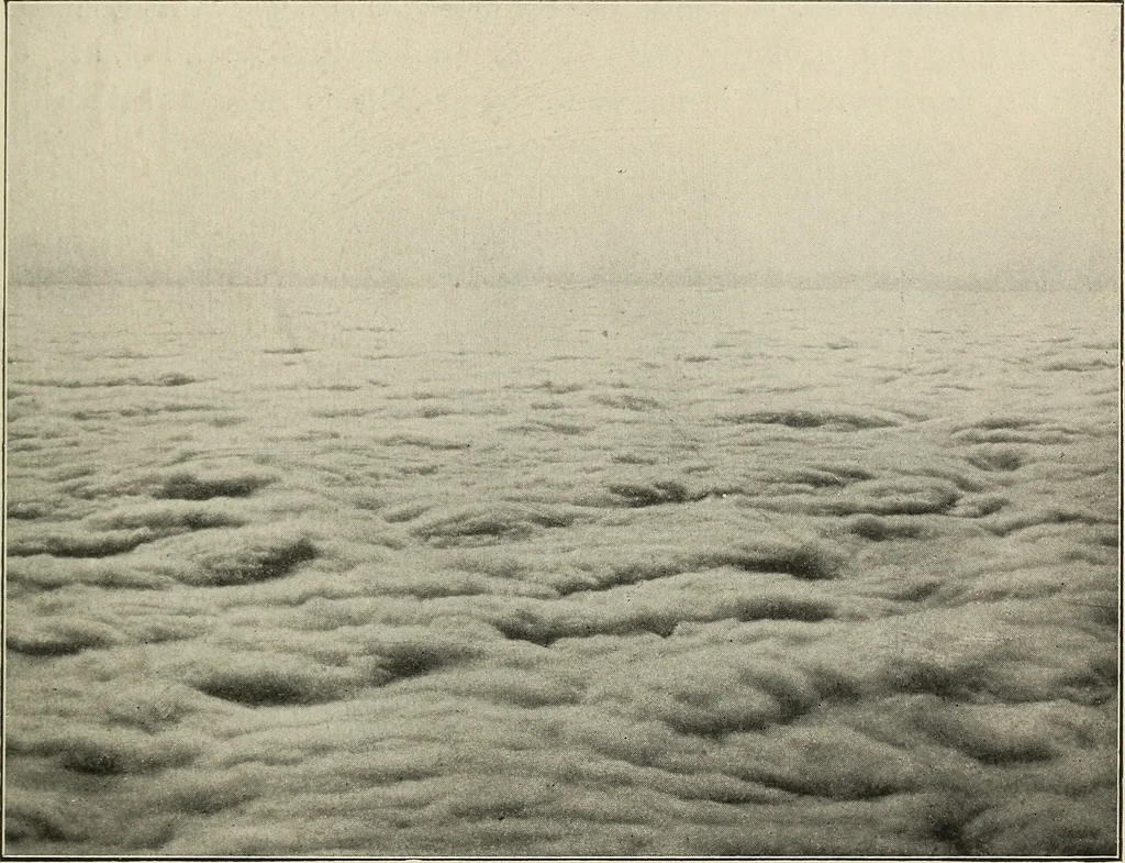 An illustration from Airships past and present, together with chapters on the use of balloons in connection with meteorology, photography and the carrier pigeon, 1908, leaf 222