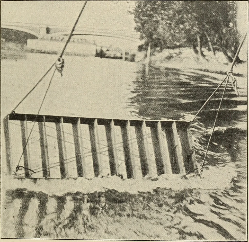 An illustration from Airships past and present, together with chapters on the use of balloons in connection with meteorology, photography and the carrier pigeon, 1908, leaf 234