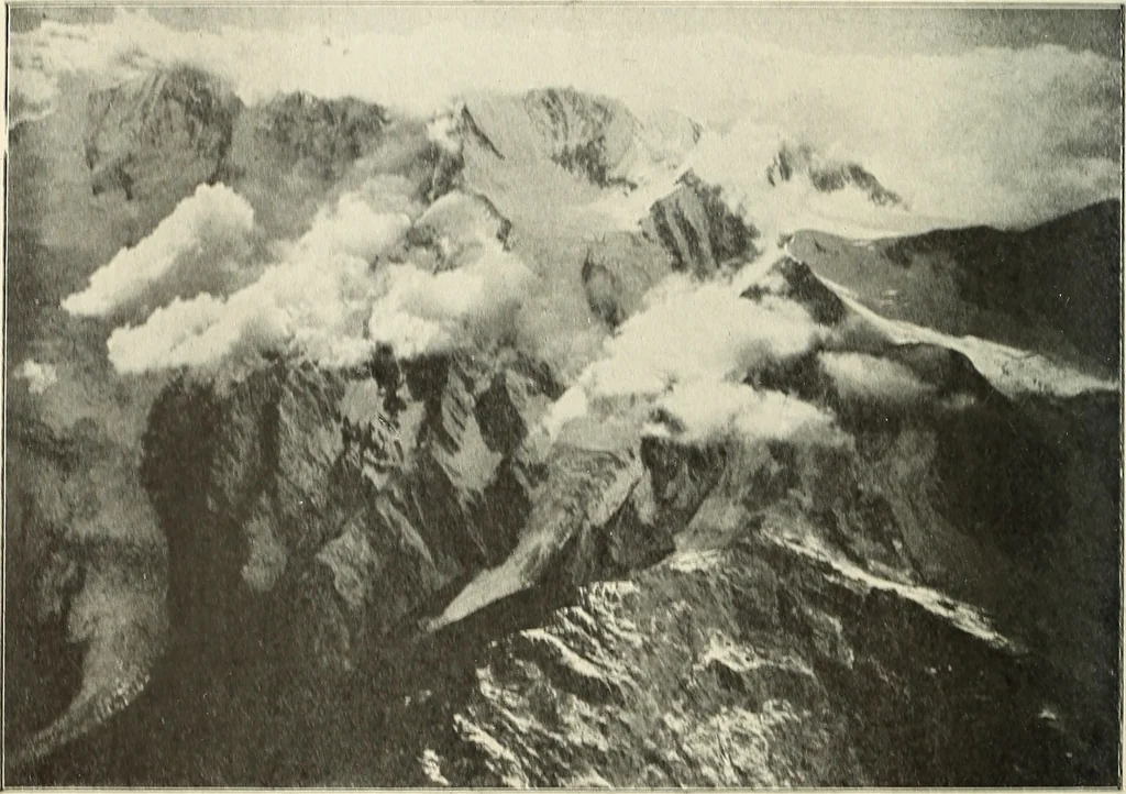 An illustration from Airships past and present, together with chapters on the use of balloons in connection with meteorology, photography and the carrier pigeon, 1908, leaf 243