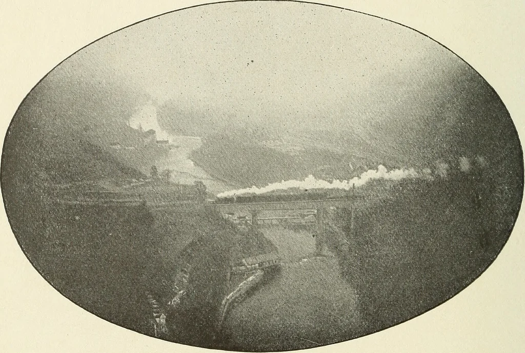 An illustration from Airships past and present, together with chapters on the use of balloons in connection with meteorology, photography and the carrier pigeon, 1908, leaf 257