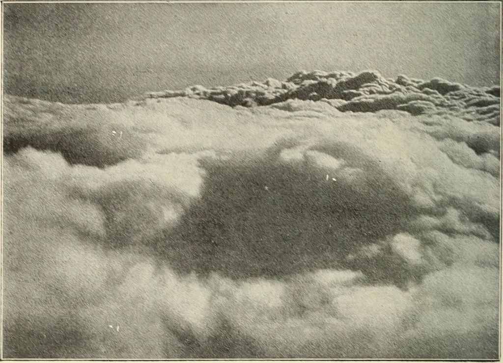 An illustration from Airships past and present, together with chapters on the use of balloons in connection with meteorology, photography and the carrier pigeon, 1908, leaf 319