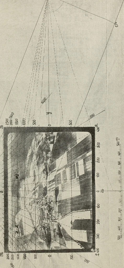 An illustration from Airships past and present, together with chapters on the use of balloons in connection with meteorology, photography and the carrier pigeon, 1908, leaf 366
