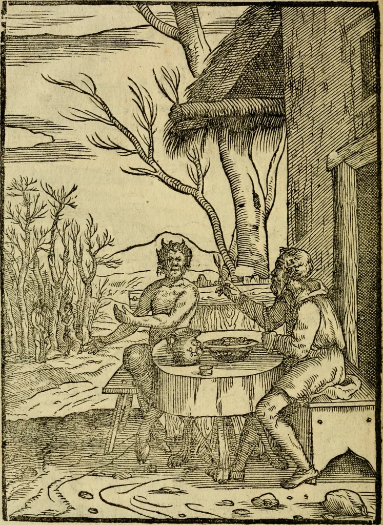 An illustration from Aisopou mythoi, 1644, leaf 113