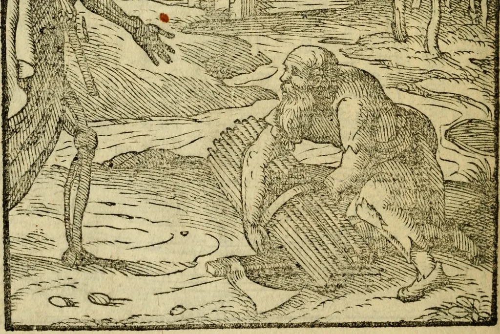 An illustration from Aisopou mythoi, 1644, leaf 33