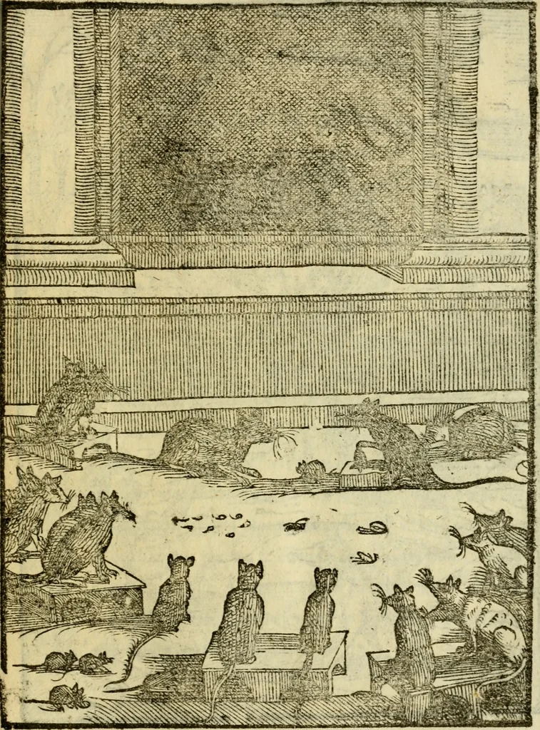 An illustration from Aisopou mythoi, 1644, leaf 42