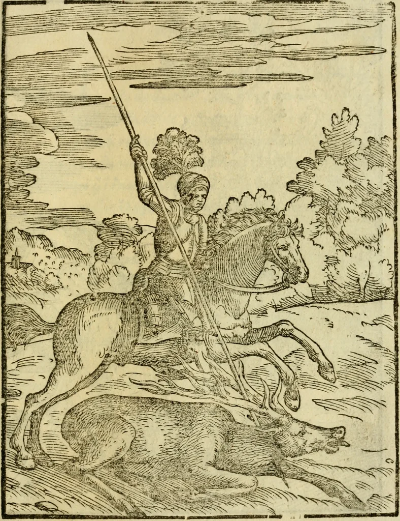 An illustration from Aisopou mythoi, 1644, leaf 80